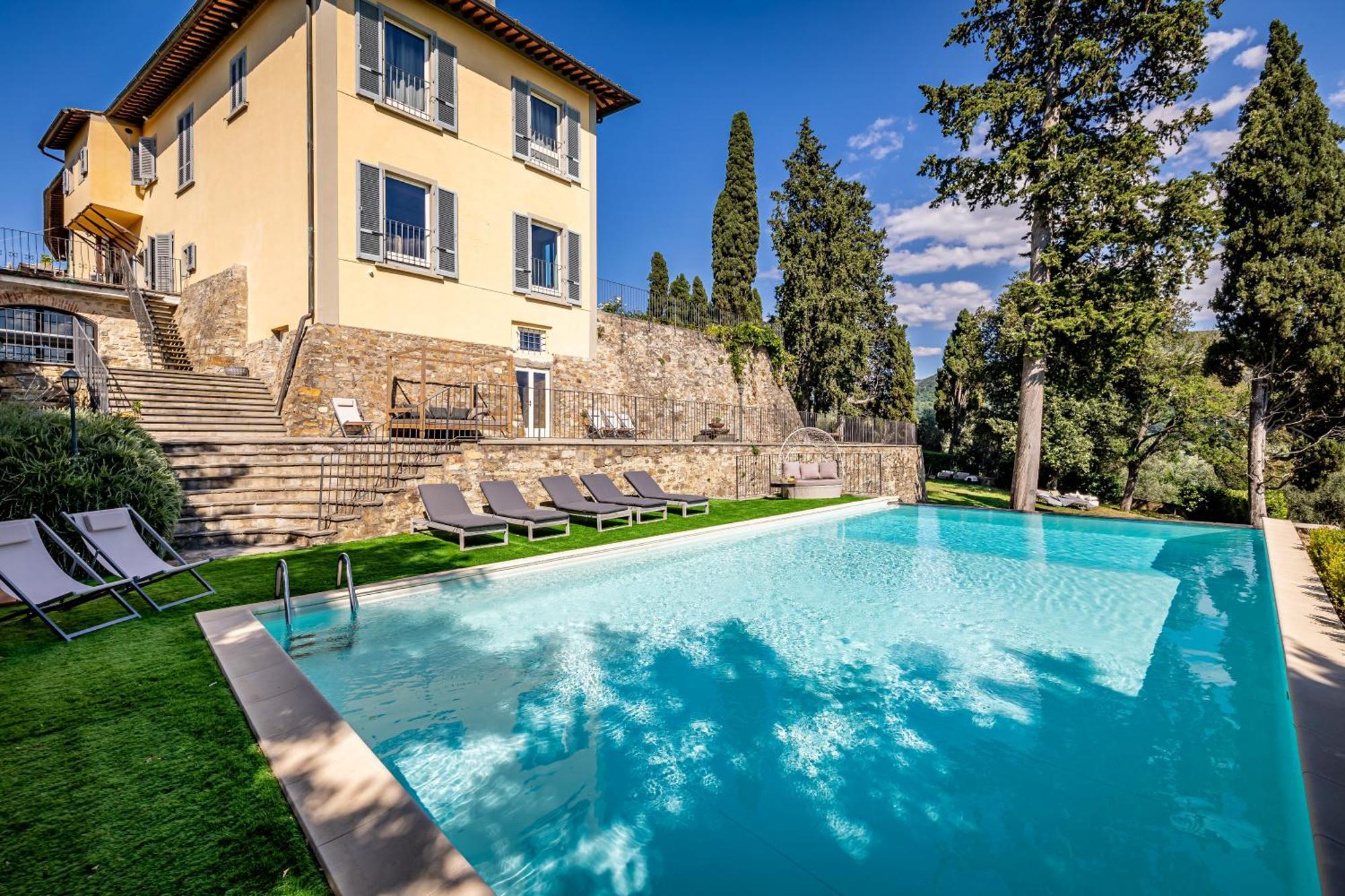 Luxury Villa Tolomei Gucci With Spa San Jacopo al Girone Exterior foto