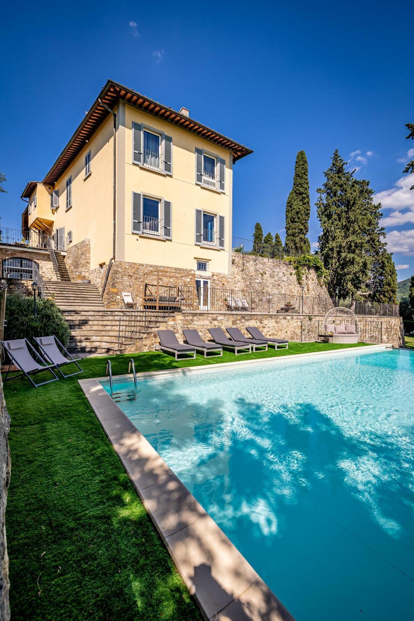 Luxury Villa Tolomei Gucci With Spa San Jacopo al Girone Exterior foto
