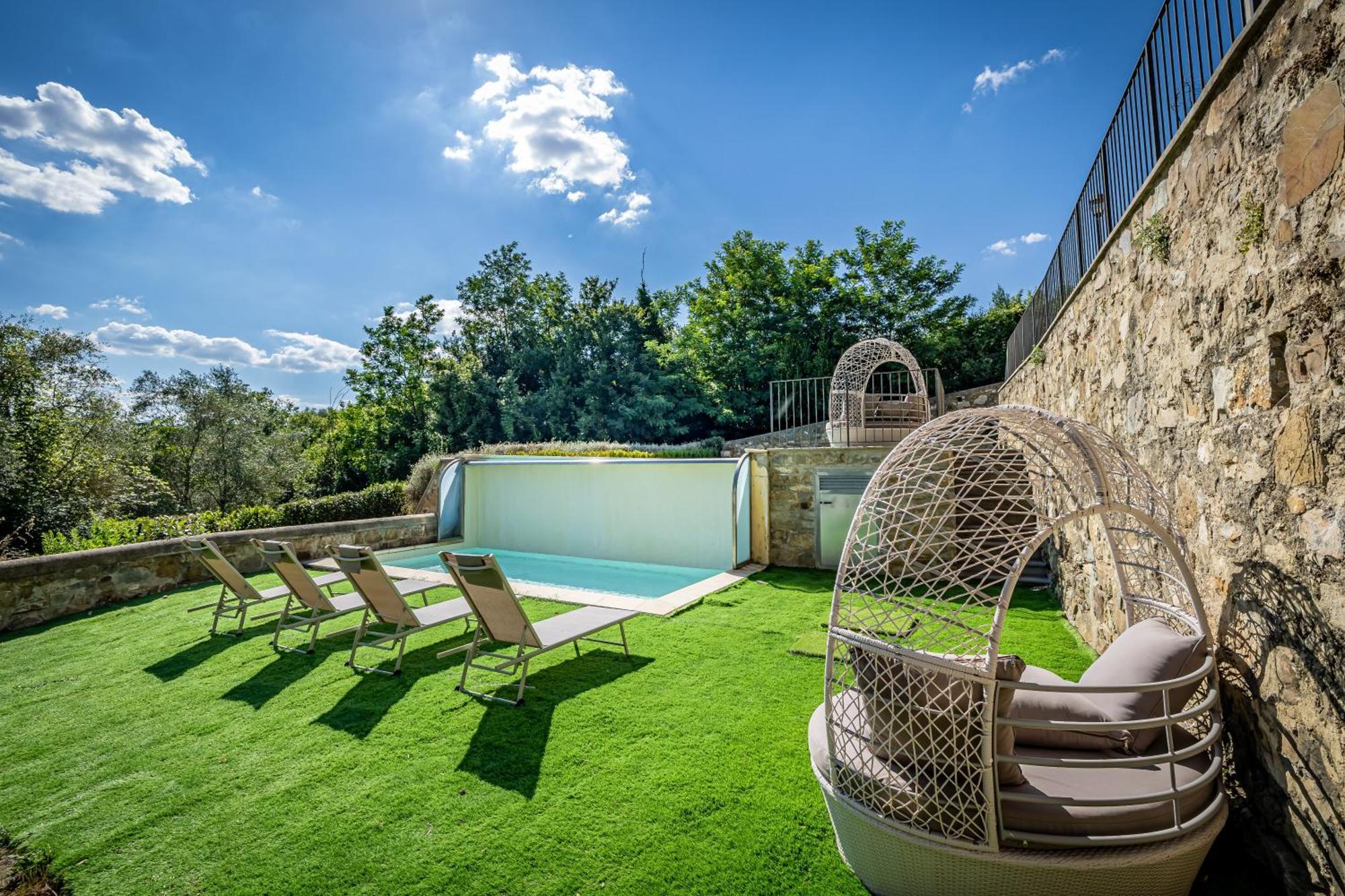 Luxury Villa Tolomei Gucci With Spa San Jacopo al Girone Exterior foto