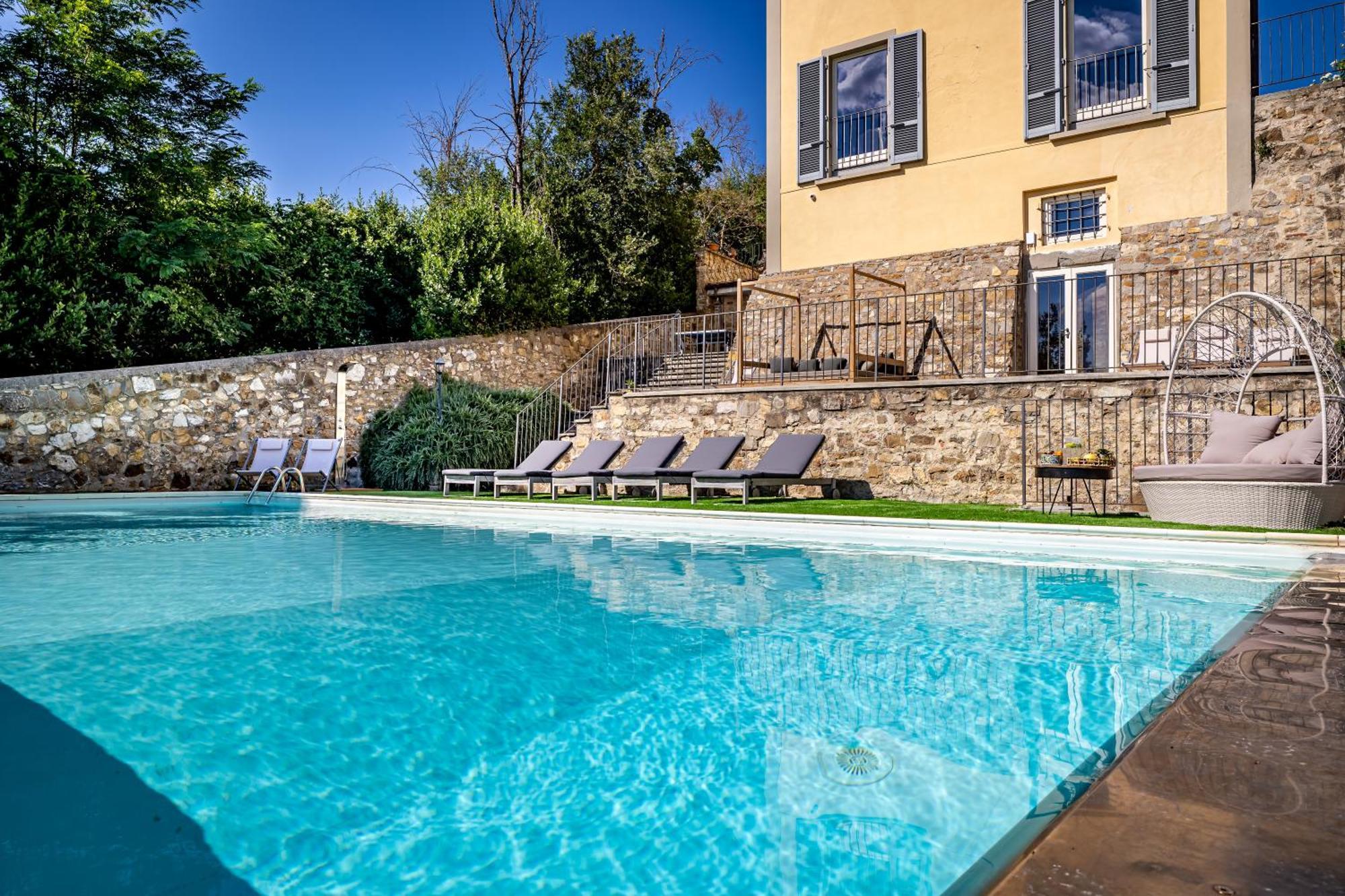 Luxury Villa Tolomei Gucci With Spa San Jacopo al Girone Exterior foto