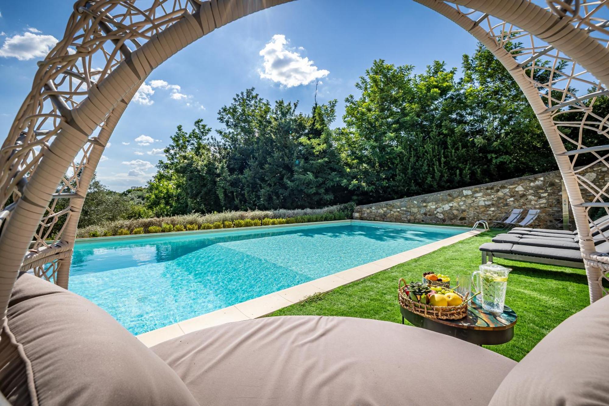 Luxury Villa Tolomei Gucci With Spa San Jacopo al Girone Exterior foto